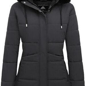 Winter Puffer Coat Waterproof Long Down Jacket